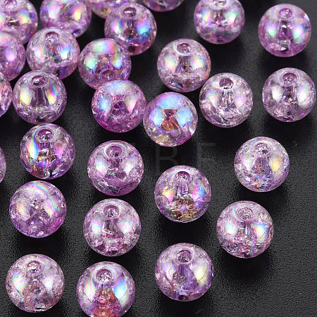 Transparent Crackle Acrylic Beads LS-MACR-S373-66-L01-1