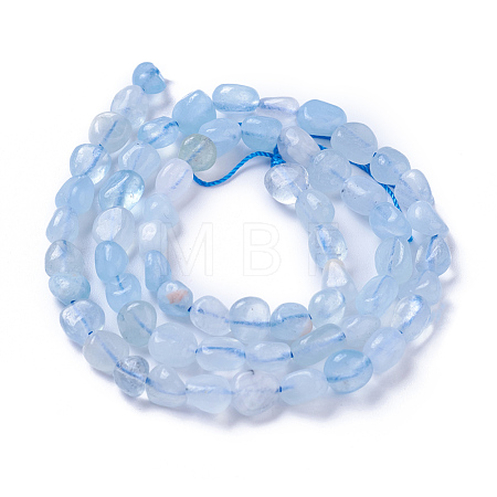 Natural Aquamarine Beads Strands G-P433-06A-1