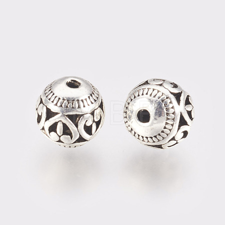 Tibetan Style Alloy Beads TIBEB-L002-08AS-1