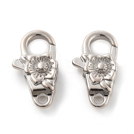 Brass Lobster Claw Clasps KK-R216-18B-P-1