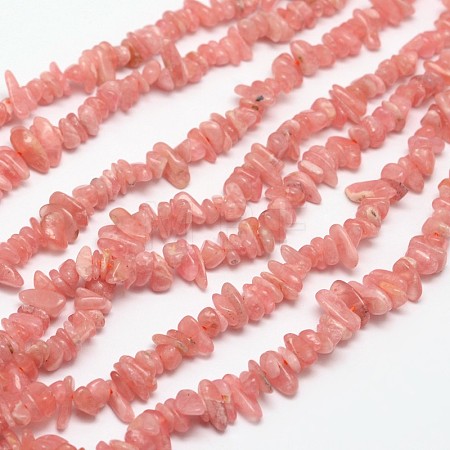 Chips Natural Rhodochrosite Beads Strands X-G-N0164-22-1