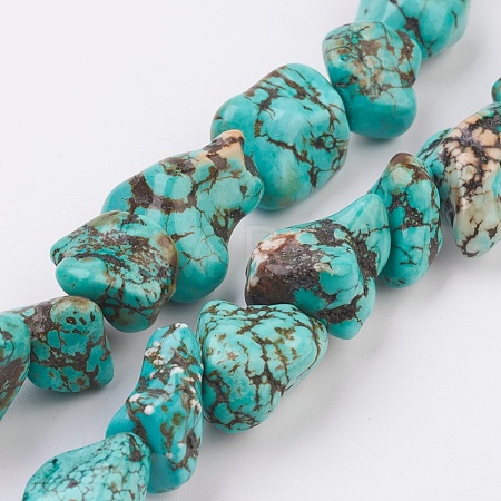 Natural Howlite Beads Strands X-G-K249-01A-1