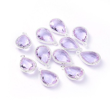 Glass Pendants GLAA-A037-G-10S-1