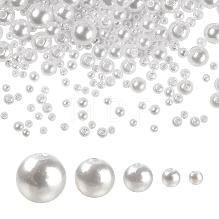 1700Pcs ABS Plastic Imitation Pearl Beads KY-LS0001-19-1