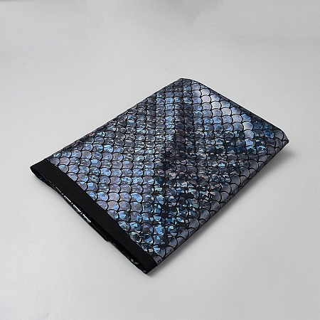 Fish Scale Pattern Spandex Fabrics DIY-WH20025-101B-1