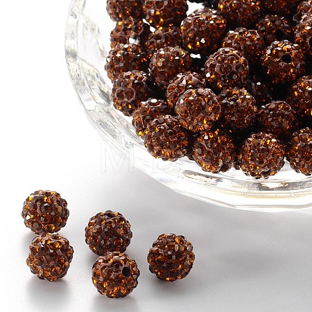 Pave Disco Ball Beads RB-H258-8MM-220-1