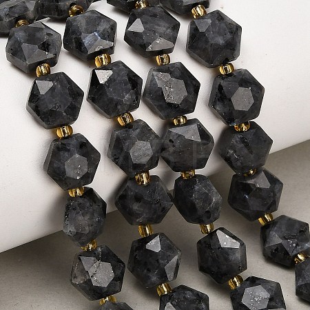 Natural Larvikite Beads Strands GG-CBA4A3B-B17-1