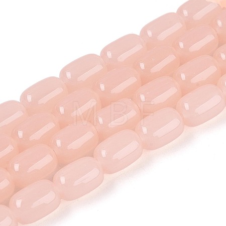 Imitation Jade Glass Beads Strands GLAA-T028-14J-A02-1