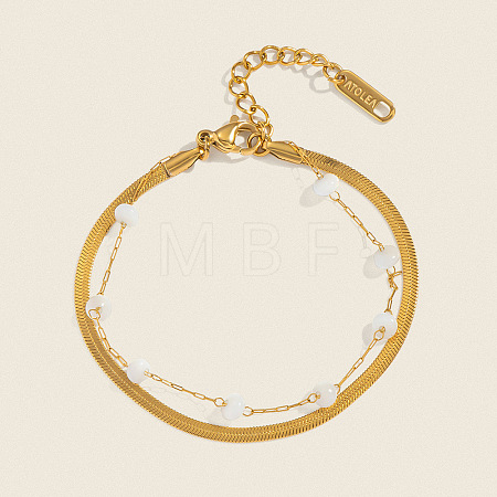 European 304 stainless Steel Multi-Layer Bracelets LS-ZZ1127-1