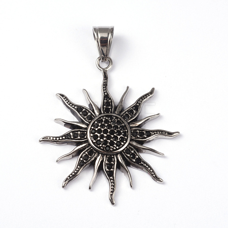 316 Surgical Stainless Steel Big Pendants STAS-K086-26AS-1