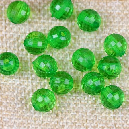 Transparent Acrylic Beads TACR-NH0001-C-15-1