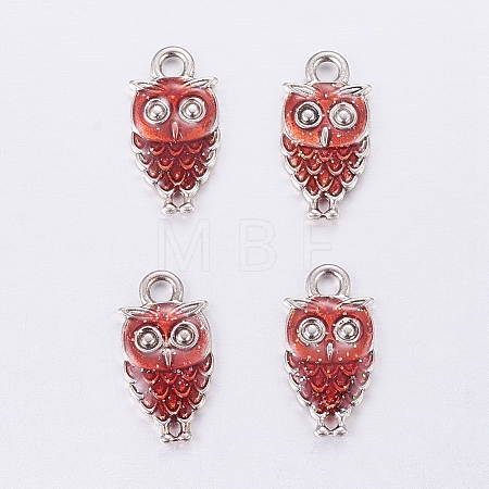 Alloy Enamel Pendants ENAM-C1406-3-1