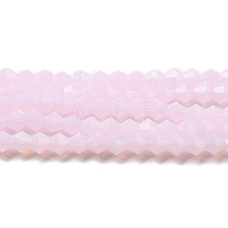 Imitation Jade Glass Beads Strands GLAA-F029-J4mm-02-1
