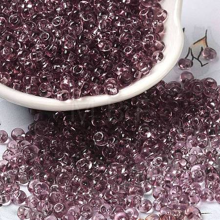 Transparent Colours Glass Seed Beads X1-SEED-P006-02A-13-1