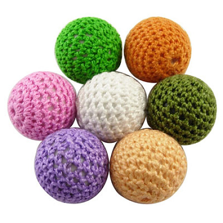 Mixed Handmade Round Beads X-WA002Y-M-1