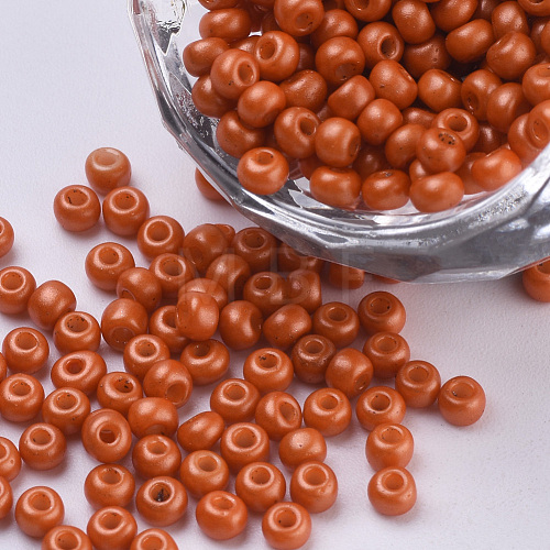 Baking Paint Glass Seed Beads SEED-Q025-3mm-L20-1