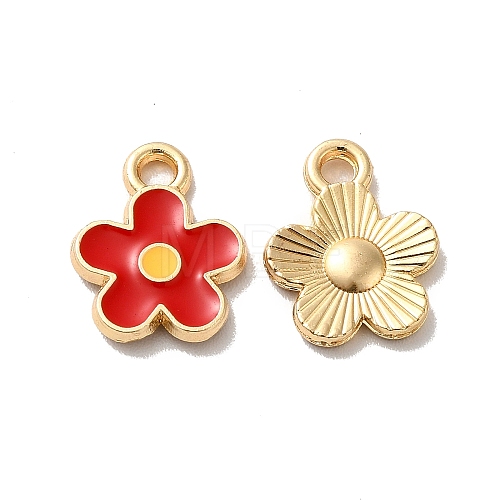 Alloy Enamel Charms ENAM-D043-02G-03-1