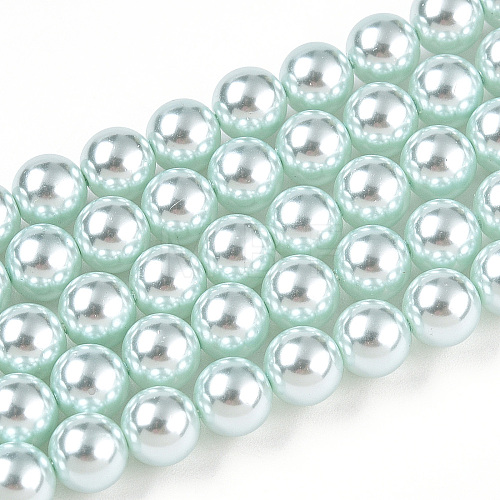 Glass Pearl Beads Strands HY-G002-01C-12-1