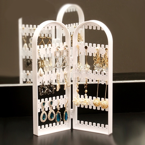 Plastic Earring Storage Display PW-WG699CC-02-1