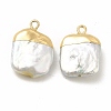 Baroque Natural Keshi Pearl Pendants PEAR-P004-18KCG-3