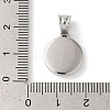 304 Stainless Steel Pendants STAS-Z075-30P-3