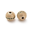 Brass Micro Pave Cubic Zirconia Beads KK-C071-08G-01-2