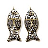 Handmade Polymer Clay Indonesia Big Pendants PY-CBAAA14-02C-01-1