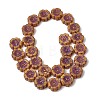 Painted Glass Beads Strands GLAA-Z021-15-2