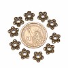 Tibetan Style Alloy Bead Caps LS-K0P34071-2
