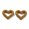 Heart Shape Polymer Clay Rhinestone Beads CLAY-NH0001-09A-04-1