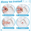 6Pcs Zinc Alloy Cufflinks BUTT-ME0001-50A-01-3