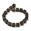 Natural Gold Pyrite/Golden Pyrite Beads Strands G-F833-N01-01-3