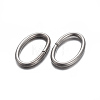 Tarnish Resistant 304 Stainless Steel Open Jump Rings STAS-F221-40P-A-2