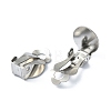 Tarnish Resistant 304 Stainless Steel Clip-on Earring Findings STAS-Q318-05P-2