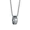 Easter 201 Stainless Steel Egraved Bible Ring Pendant Necklaces FS-WG704A1-01-2