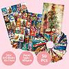 50Pcs Christmas Paper Greeting Cards DIY-P085-15A-4