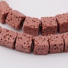 Natural Lava Rock Beads Strands G-L435-01-6mm-19-1