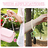10Pcs 2 Styles Spray Painted Alloy Spring Gate Rings FIND-TA0009-83-8
