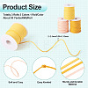 3 Rolls 3 Colors Faux Suede Cord LW-TA0001-07-4