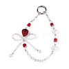 Glass Mobile Straps HJEW-SZ0001-57-01-1