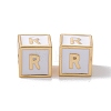 Rack Plating Brass Enamel Beads KK-B060-04G-04R-2