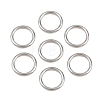 304 Stainless Steel Closed Jump Rings STAS-G393-06P-15-1