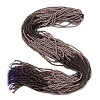 Transparent Gradient Color Glass Beads Strands GLAA-H021-01A-34-2