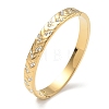 304 Stainless Steel & Rhinestone Hinged Bangles for Women BJEW-Z178-07G-4