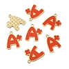 Study Theme Alloy Enamel Pendants ENAM-CJC0006-55B-2