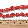 Spray Painted Natural Spiral Shell Beads Strands BSHE-G039-08E-3