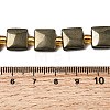 Natural Pyrite Beads Strands G-Z131-G01-01-5