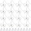 28Pcs Bowknot Shape Brass Earring Hook DIY-SP0001-06P-1
