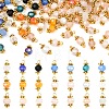 50Pcs Alloy & Glass Pendants PALLOY-YW00191-02-2