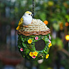 Resin Hanging Bird's Nests BIRD-PW0001-071-1-3